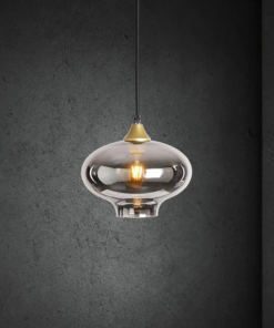 Alternative view of Hanglamp Vilmar 1 lichts goud