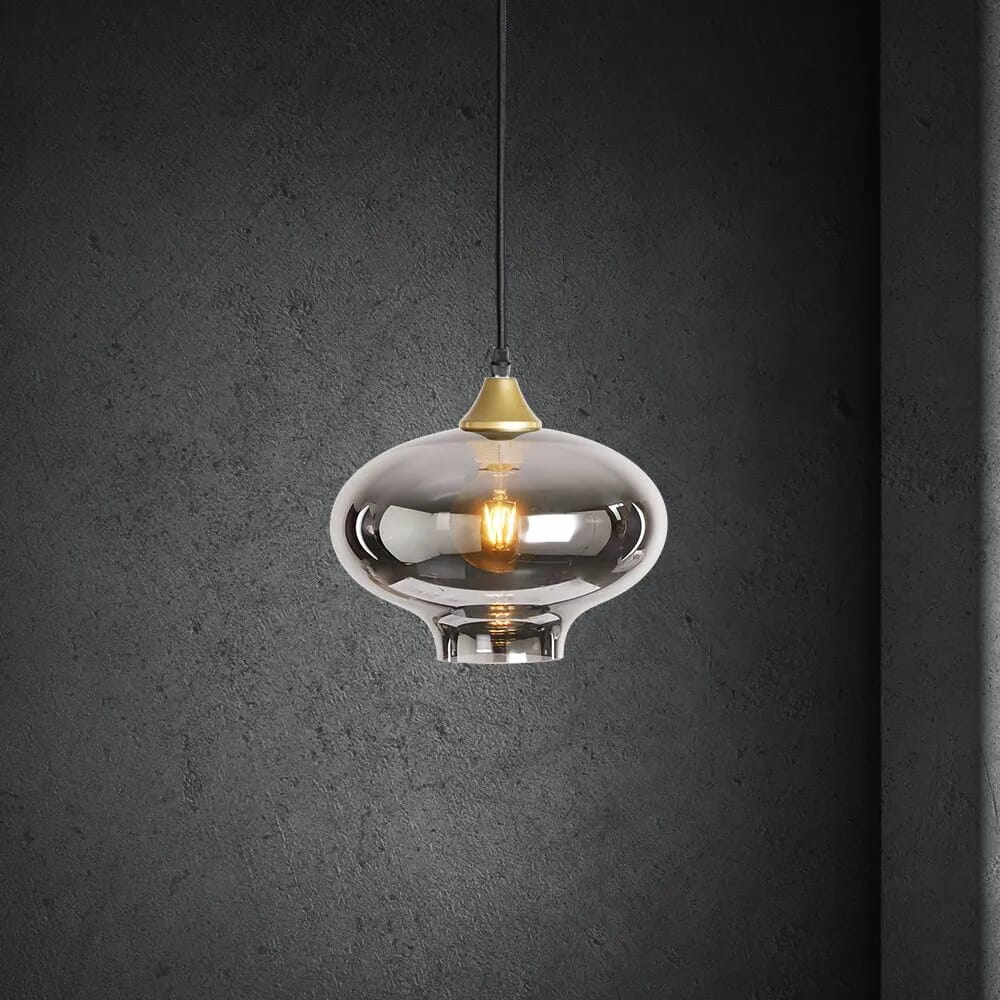 Hanglamp Vilmar 1 lichts goud - Afbeelding 2