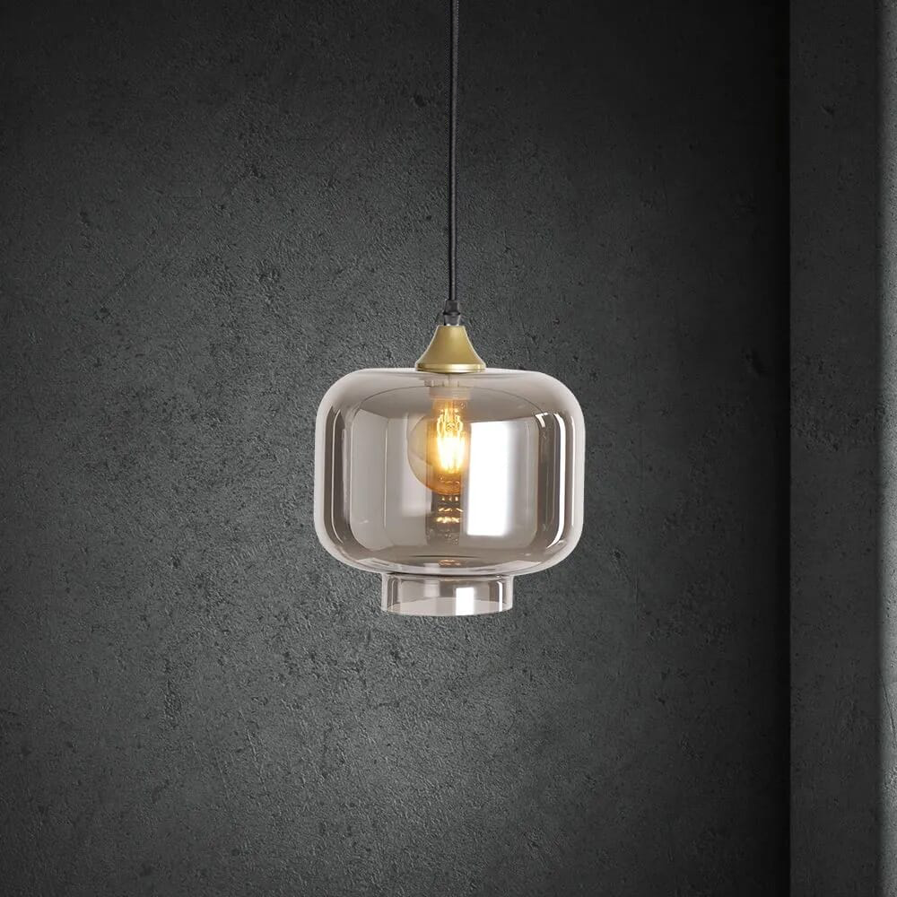 Hanglamp Vilmar 1 lichts goud - Afbeelding 3