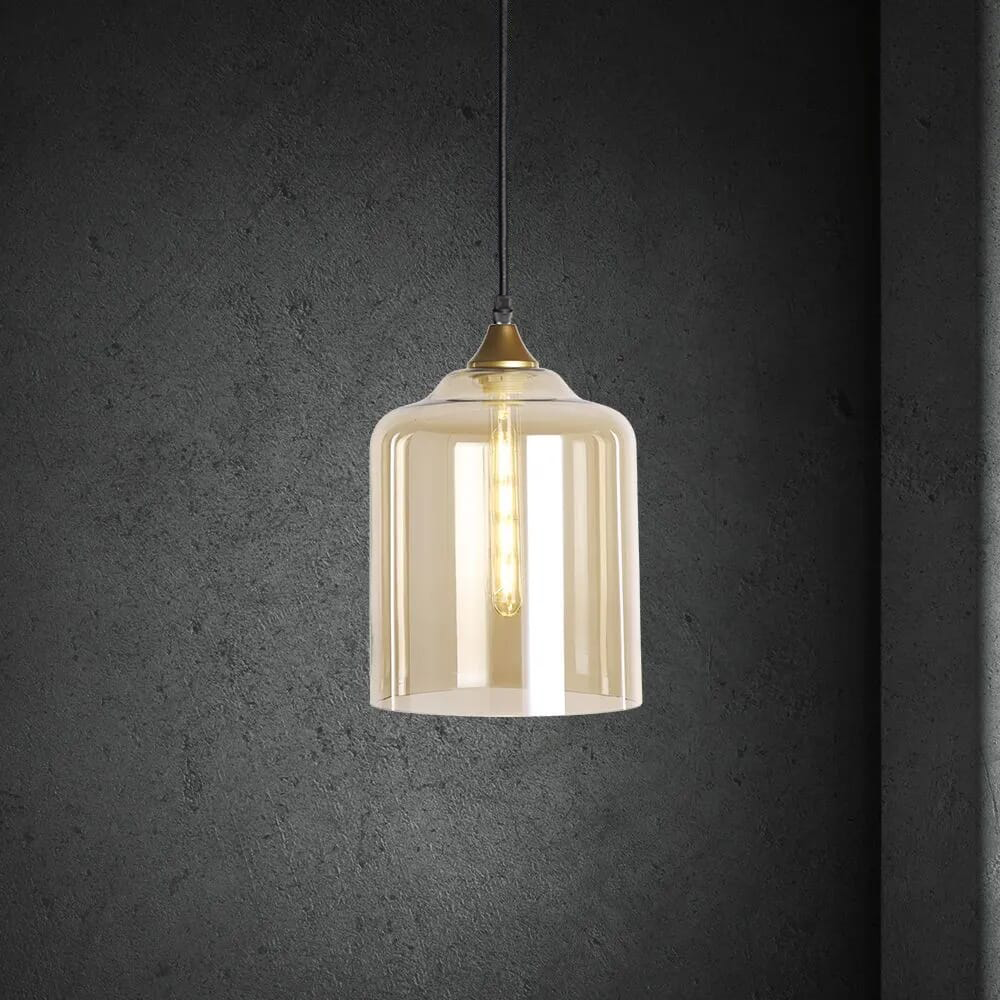 Hanglamp Vilmar 1 lichts goud - Afbeelding 4