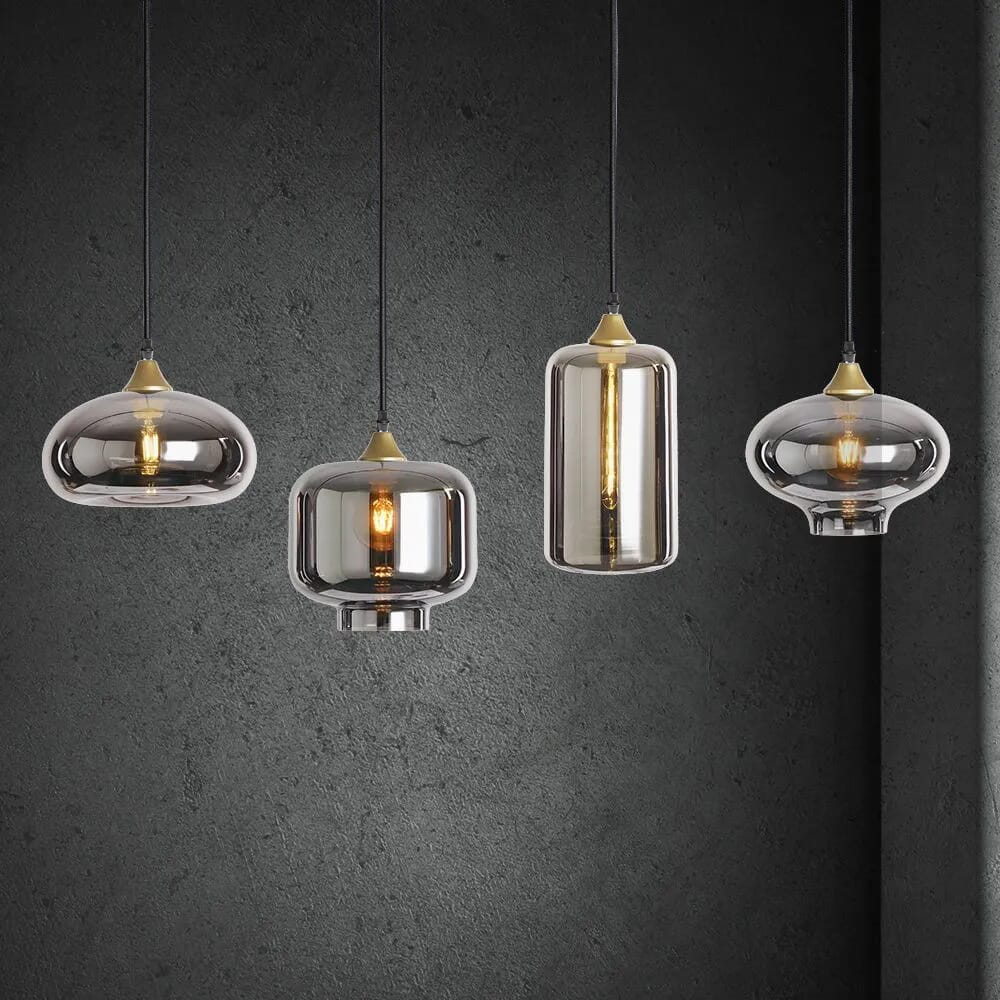 Hanglamp Vilmar 4 lichts goud - Afbeelding 3
