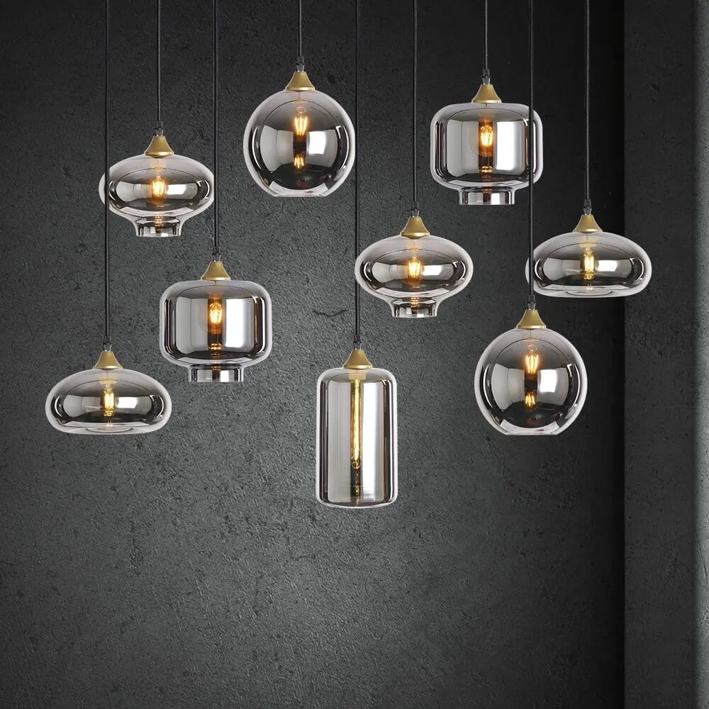 Hanging lamp Vilmar 9-L gold - Afbeelding 4