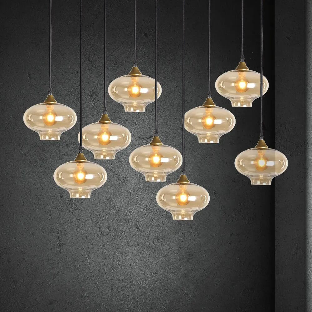 Hanging lamp Vilmar 9-L gold - Afbeelding 5