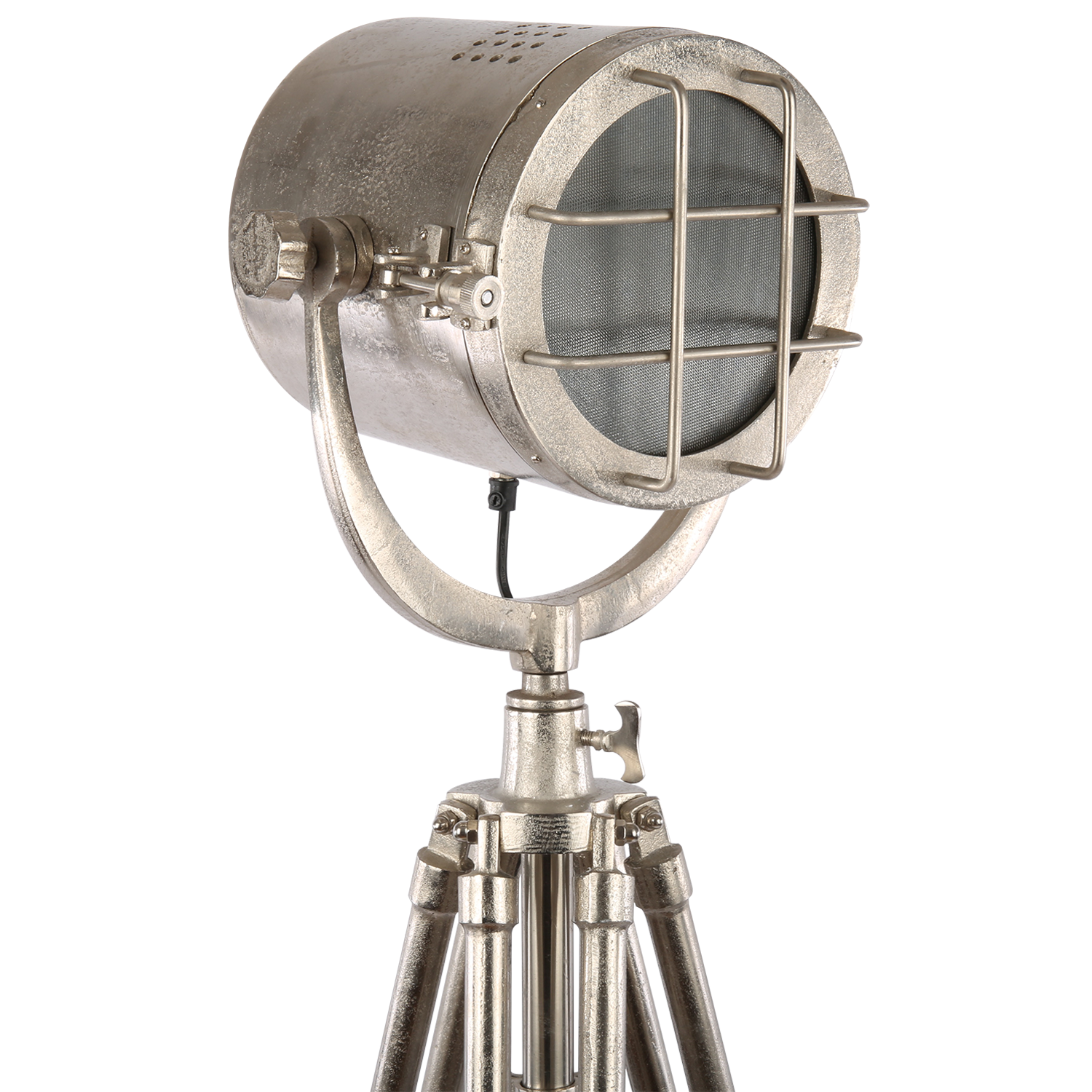 Vloerlamp Domani ruw nickel - Afbeelding 2