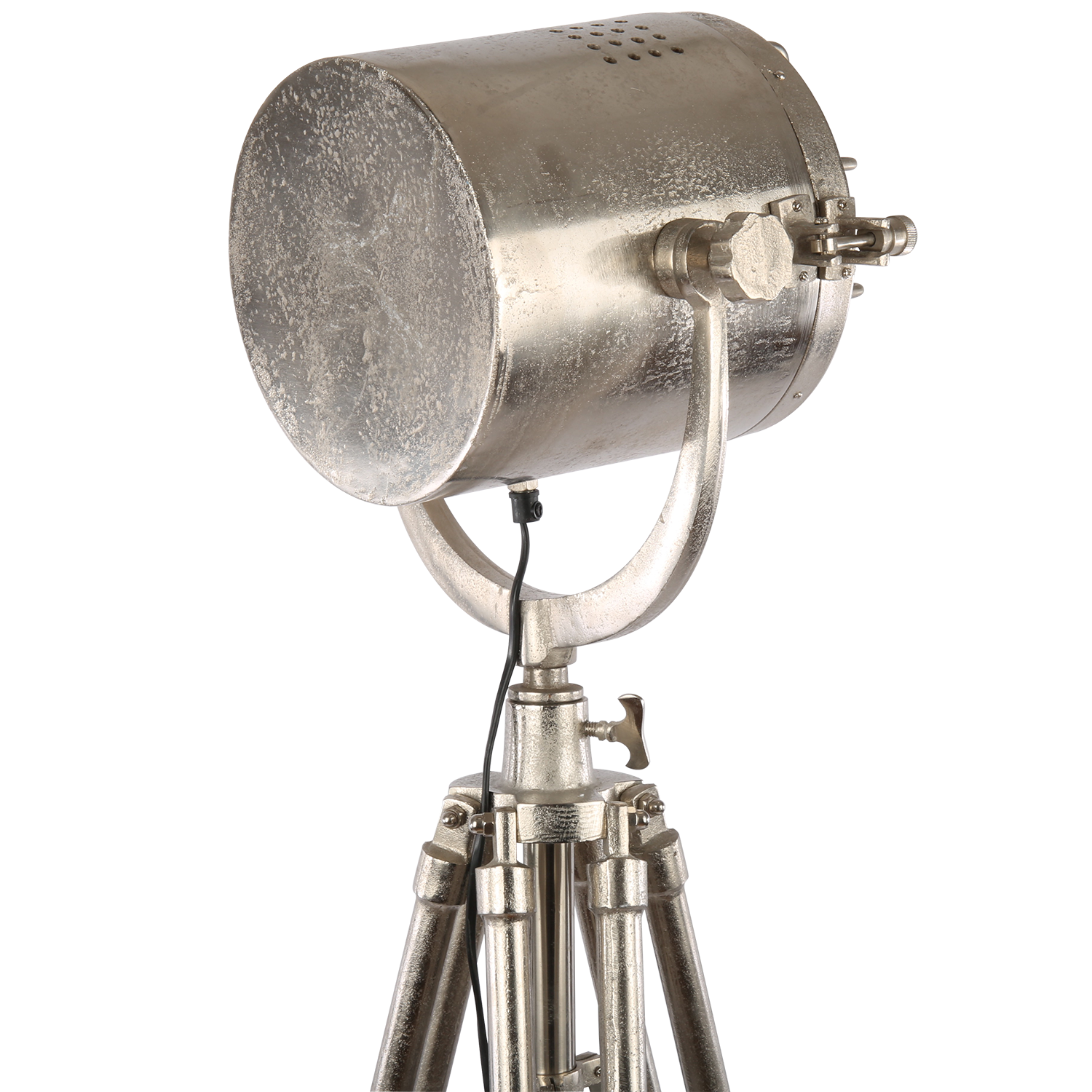 Vloerlamp Domani ruw nickel - Afbeelding 3