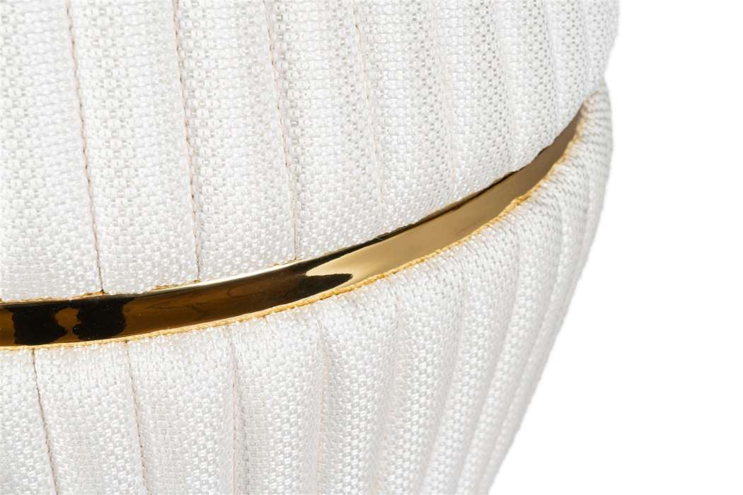 Stool Doric 245 Ivory / Gold - Afbeelding 4