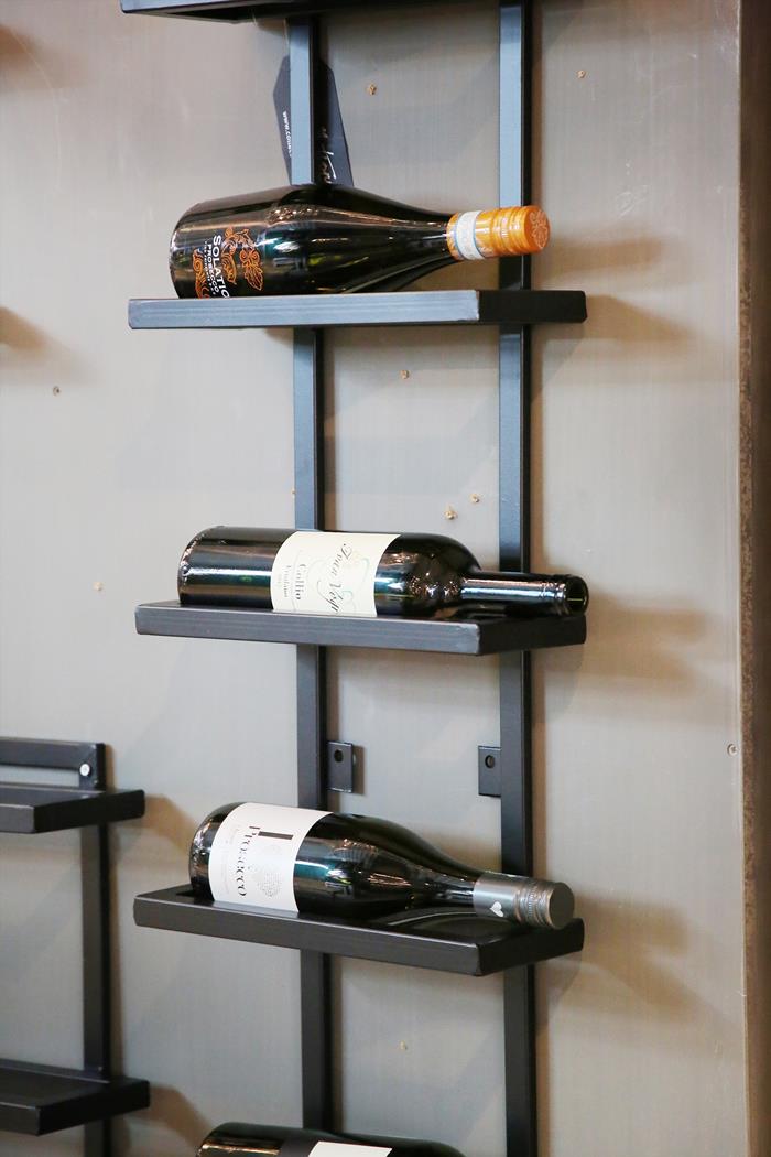 Wine rack Amaro 4 black - Afbeelding 3