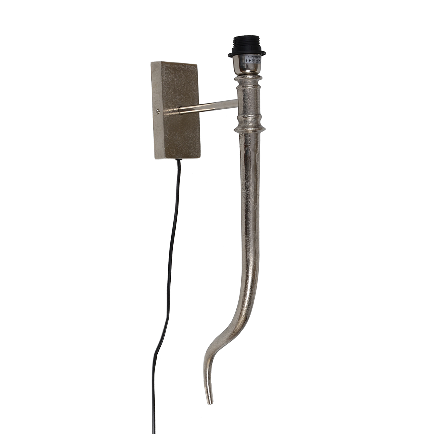 Wandlamp Elegance M nickel
