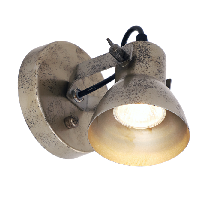 Wandlamp Florenza 3L antiek zilver