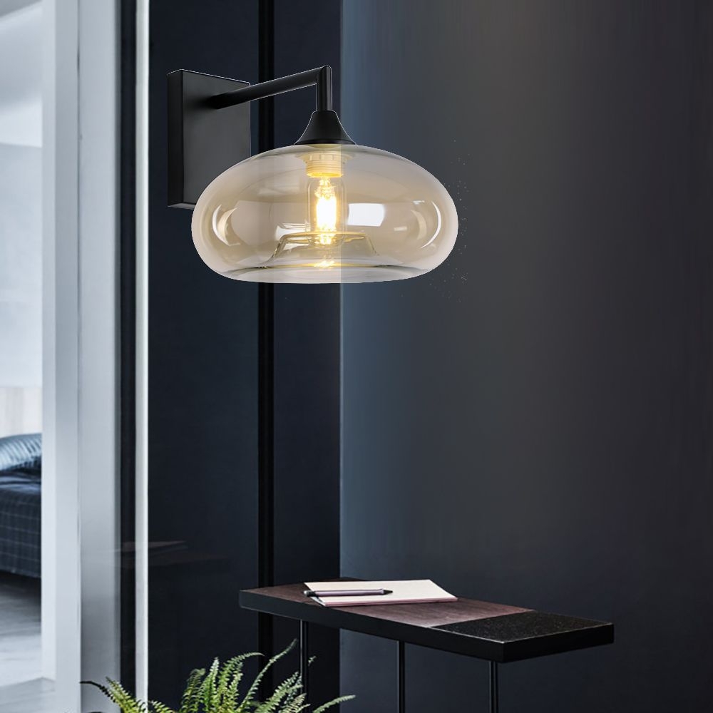 Wandlamp Vilmar S zwart - Afbeelding 3