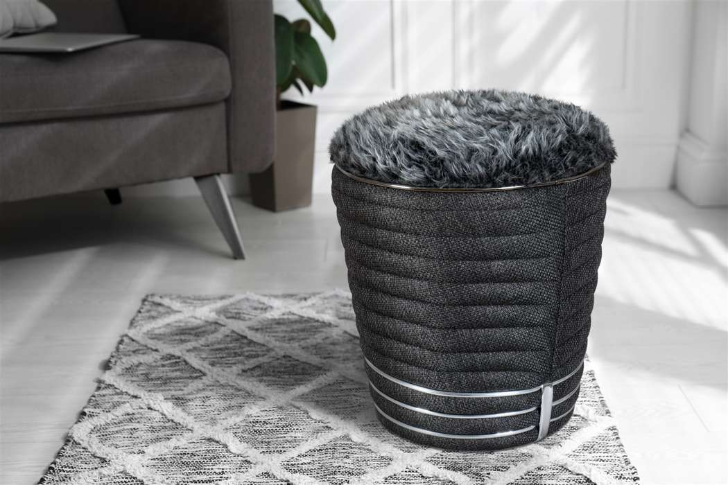 Stool Doric 345 anthracite / graphite - Afbeelding 3