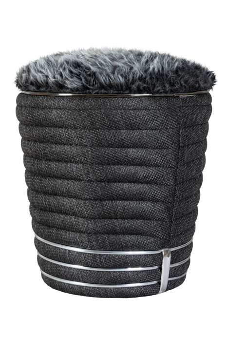 Stool Doric 345 anthracite / graphite