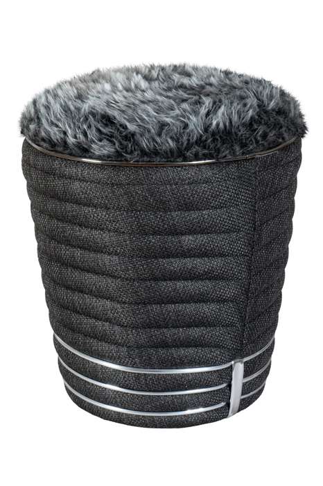 Stool Doric 345 anthracite / graphite - Afbeelding 2