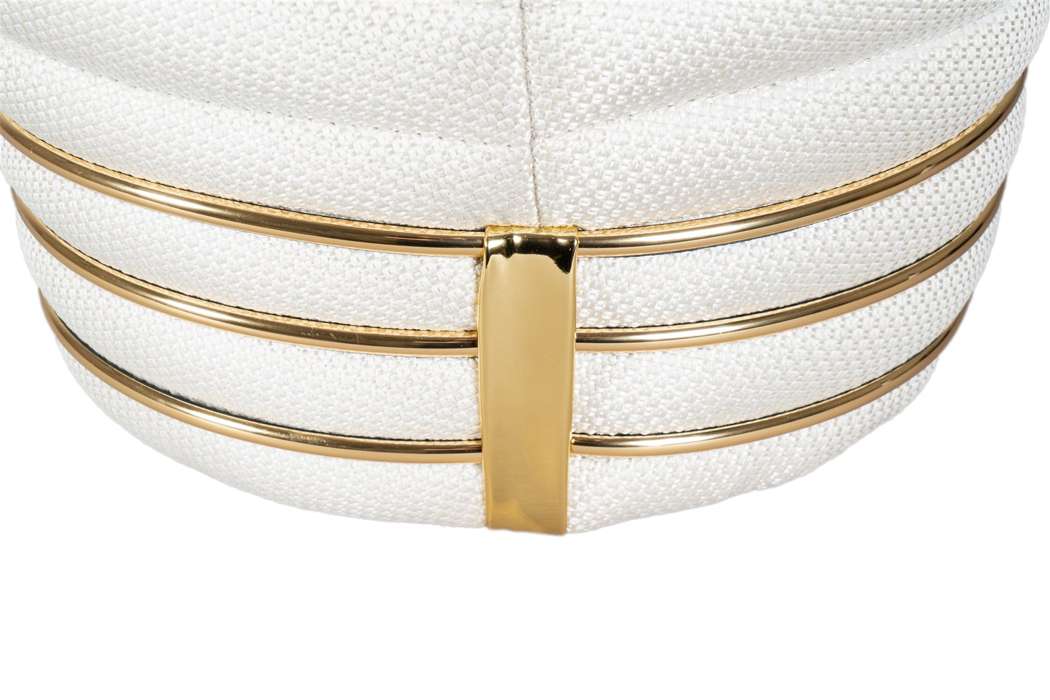 Stool Doric 345 Ivory / Gold - Afbeelding 4