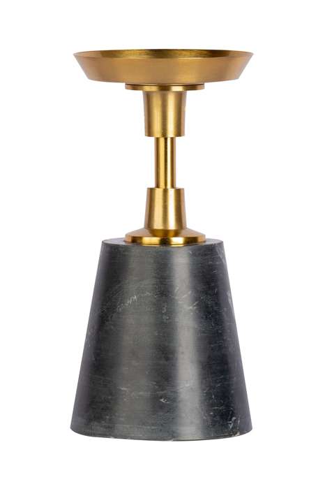 Candle Holder Fayya 125 gold / black