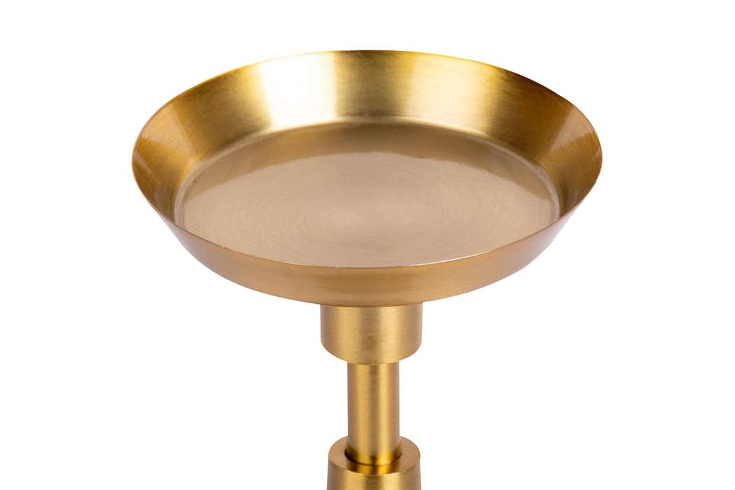 Candle Holder Fayya 125 gold / black - Afbeelding 3