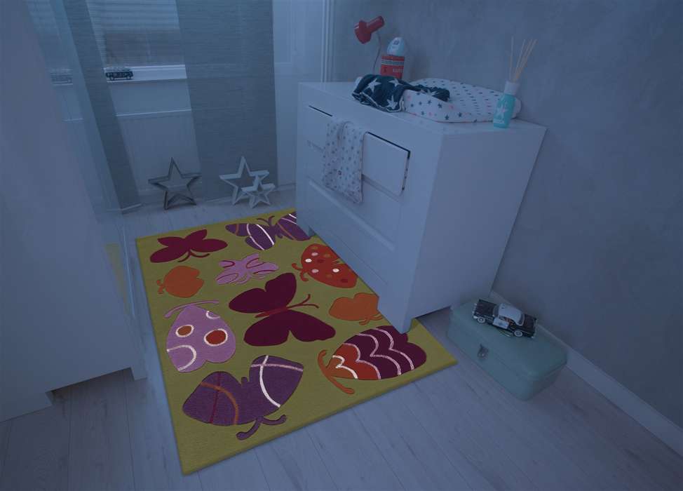 Spirit Glowy 3140 multi Butterfly 110x160cm - Afbeelding 5