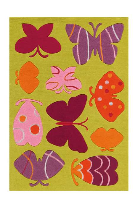 Spirit Glowy 3140 multi Butterfly 110x160cm