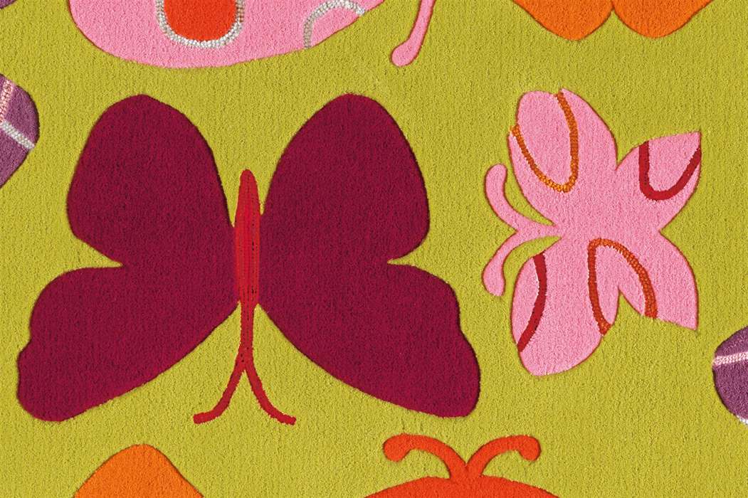 Spirit Glowy 3140 multi Butterfly 110x160cm - Afbeelding 3
