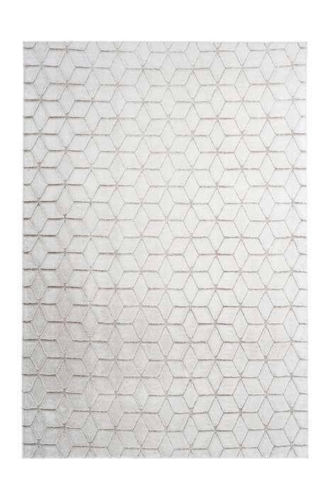Vivica 125 wit/taupe 160x230cm