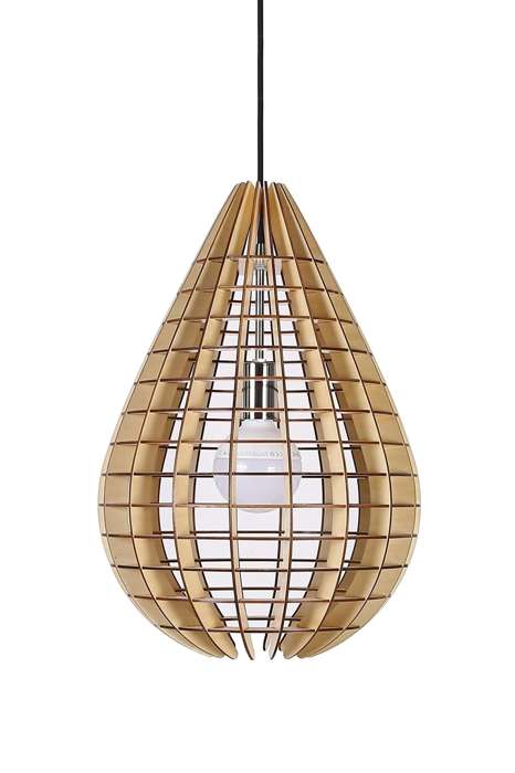 Hanglamp Illumination hout
