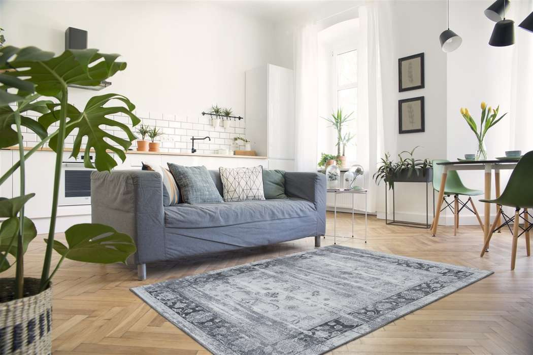 Galaxy 1200 grijs/blauw 120x180cm - Afbeelding 2