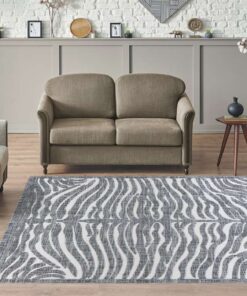 Alternative view of Isara 325 grey 160x230cm