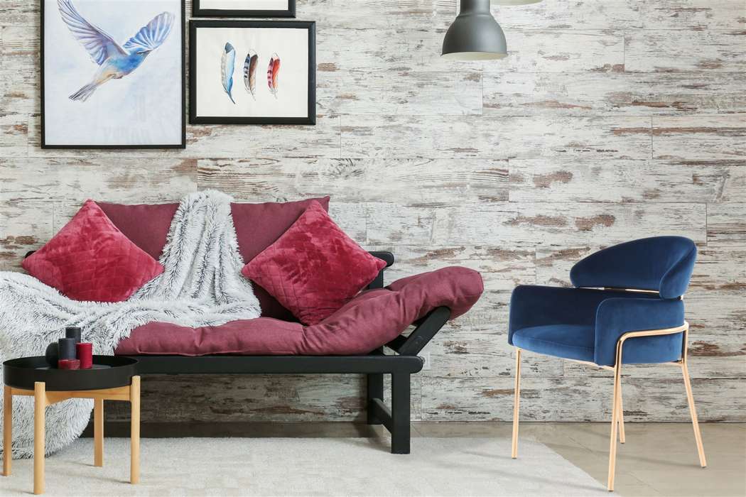 Chair Elva 125 blue / rose gold - Afbeelding 3