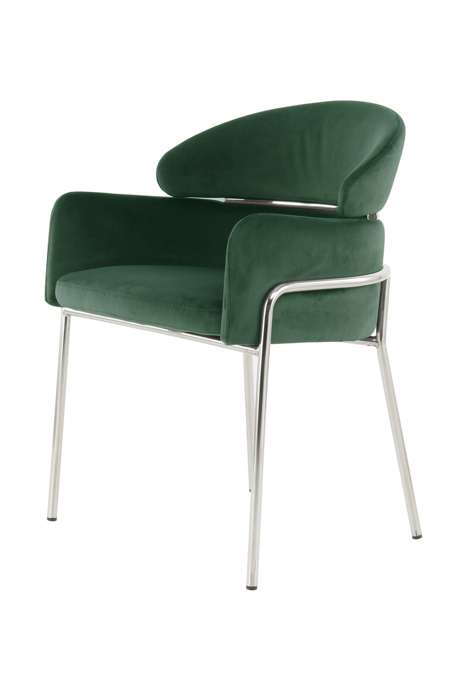 Chair Elva 125 Green / Silver