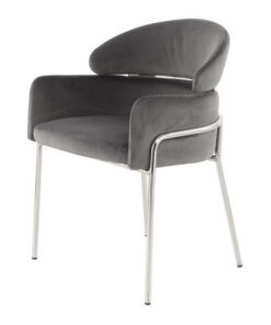 Chair Elva 125 Gray / Silver