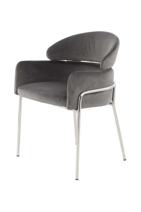 Chair Elva 125 Gray / Silver