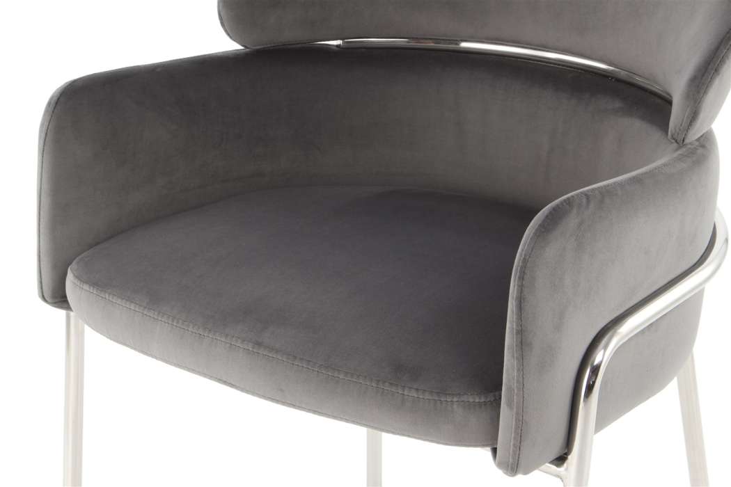 Chair Elva 125 Gray / Silver - Afbeelding 4