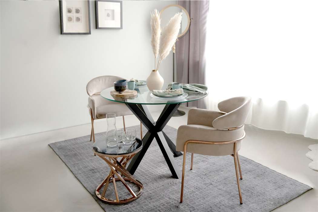 Chair Elva 125 pink/gold - Afbeelding 4