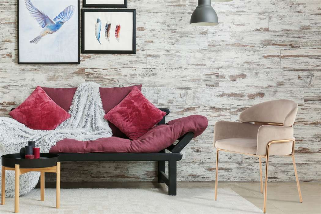 Chair Elva 125 pink/gold - Afbeelding 3