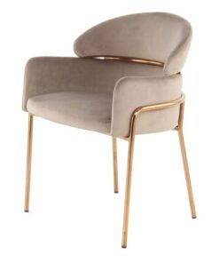 Chair Elva 125 pink/gold