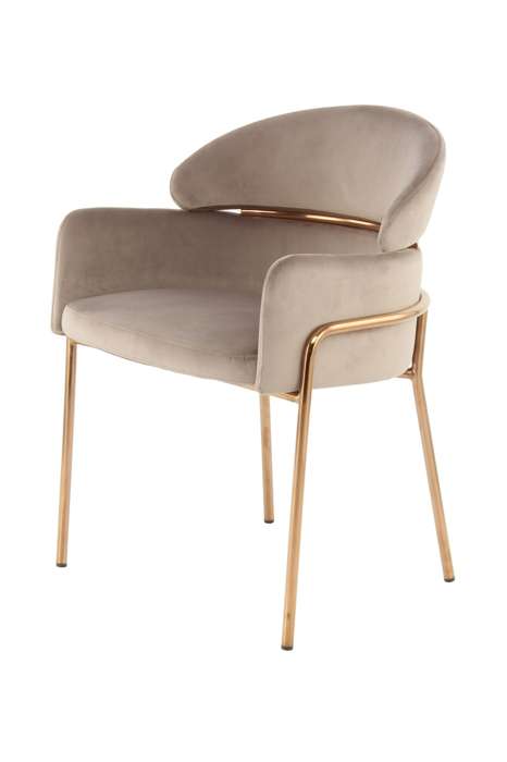 Chair Elva 125 pink/gold