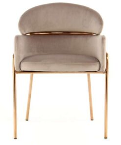 Alternative view of Chair Elva 125 pink/gold