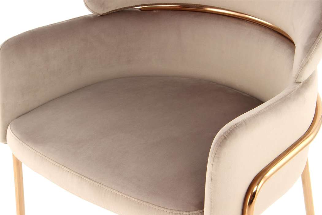 Chair Elva 125 pink/gold - Afbeelding 5