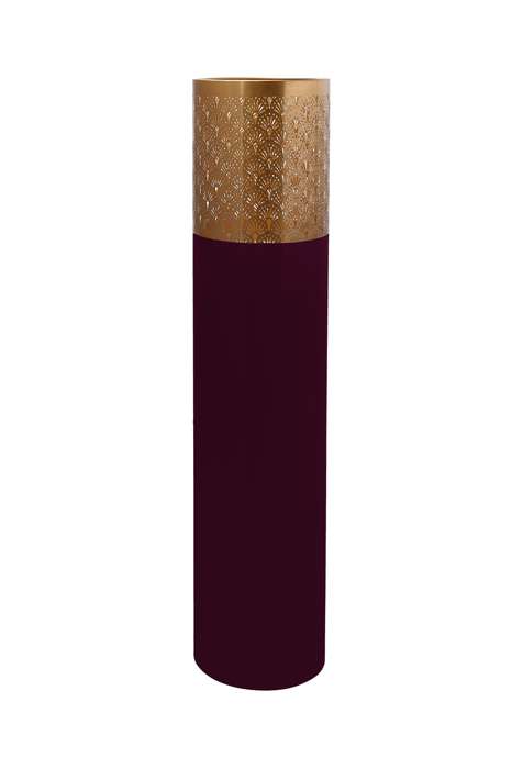 Vaas Art Deco 1145 paars/goud