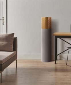 Alternative view of Vaas Art Deco 1145 hoog, grijs/goud