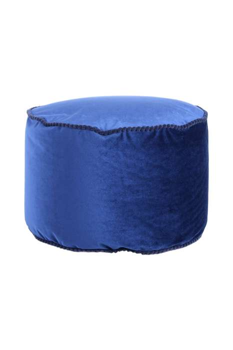 poef Taj Mahal 125 blauw