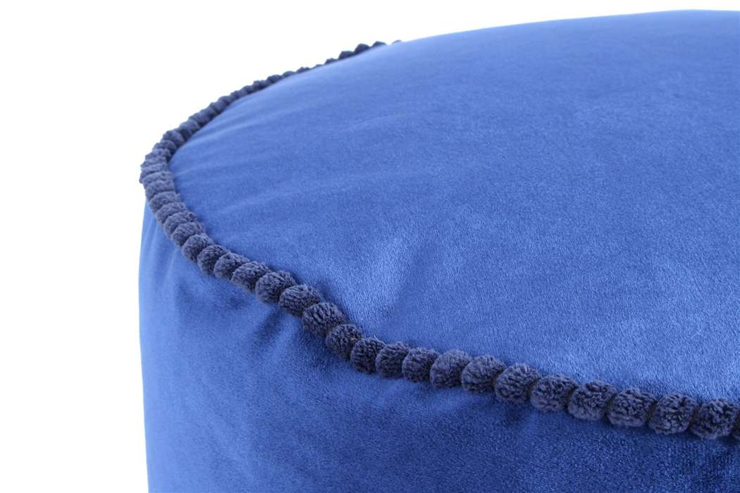poef Taj Mahal 125 blauw - Afbeelding 3
