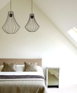 Alternative view of Hanglamp Jasmin 110 zwart