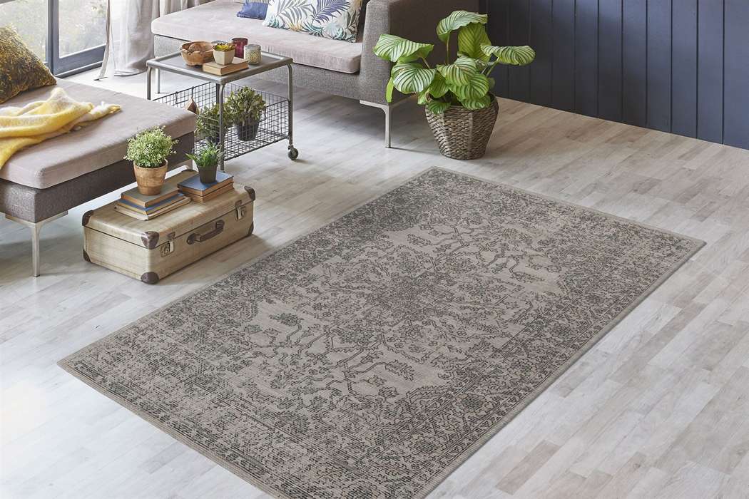 Percy 300 groen/taupe 80x150cm - Afbeelding 2