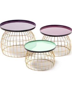 Sidetable Set Laudatio 260 paars/violet/groen