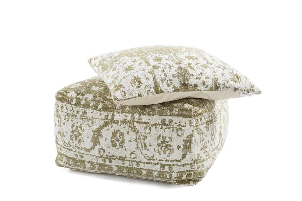 Paramount poof 210 set Creme/Oliv