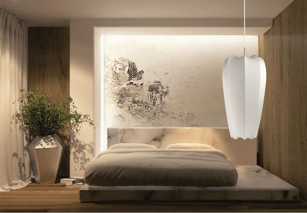 Hanglamp Claire 110 L wit - Afbeelding 2