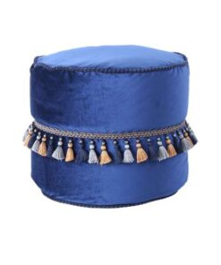 poef Taj Mahal 225 blauw