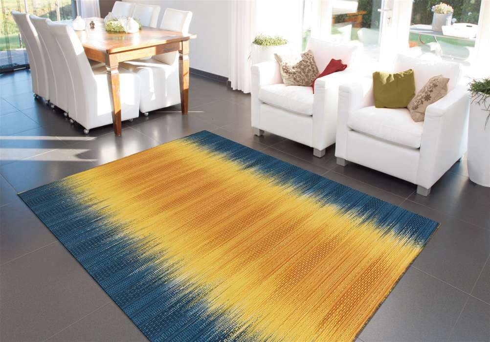 Sunset 8070 geel/blauw 120x180cm - Afbeelding 2