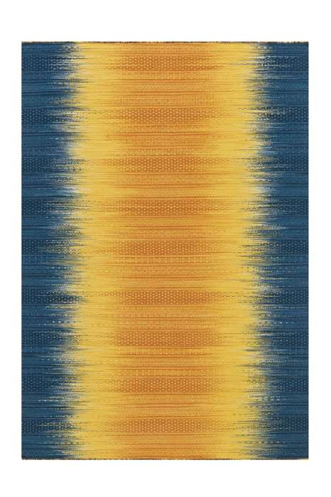 Sunset 8070 geel/blauw 120x180cm